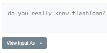 "Do you really know flashloan?" message from the hacker of ValueDefi