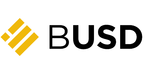 BUSD crytocurrency logo.
