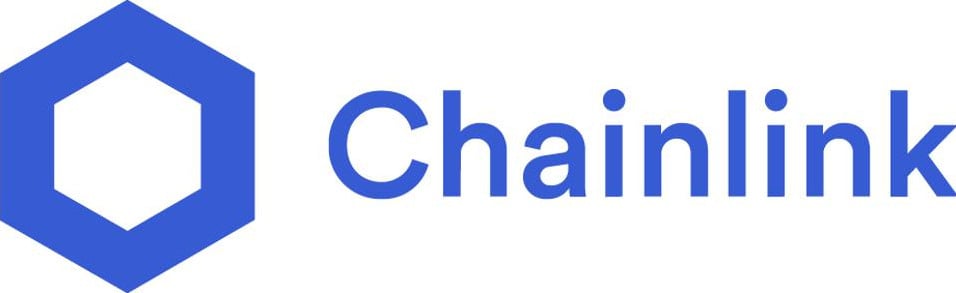 The logo of Chainlink.