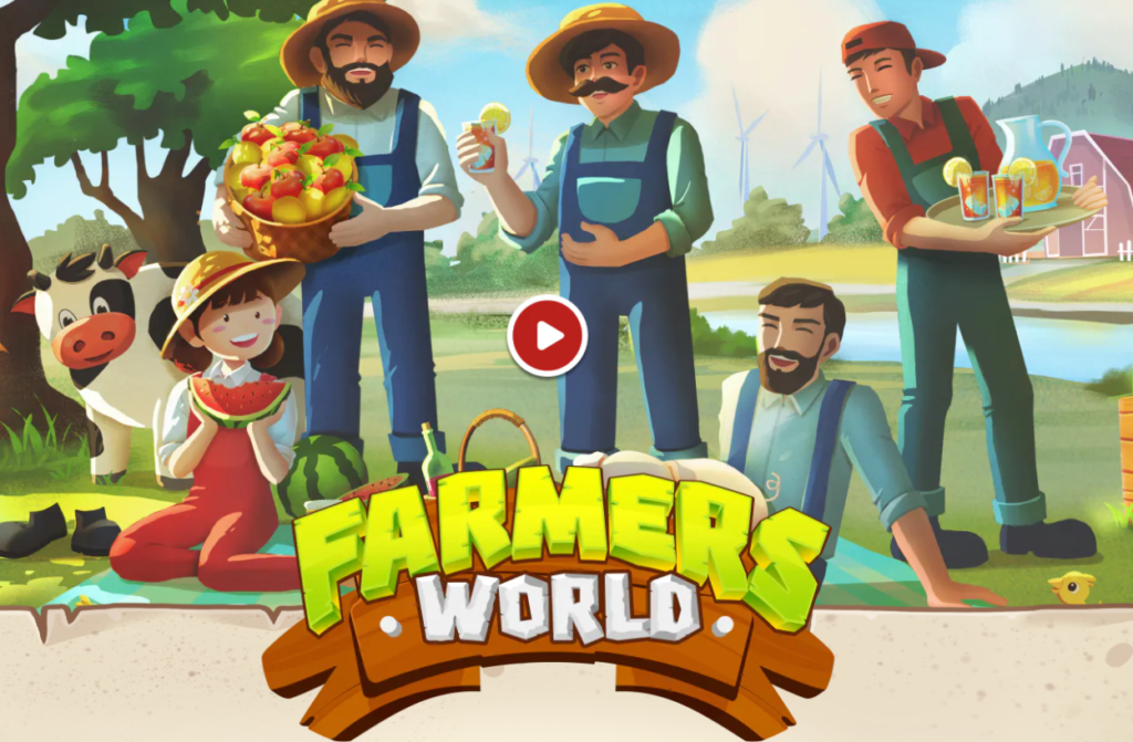Screen display of Farmers World.
