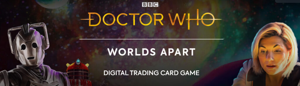 A poster of Doctor Who: Worlds Apart.